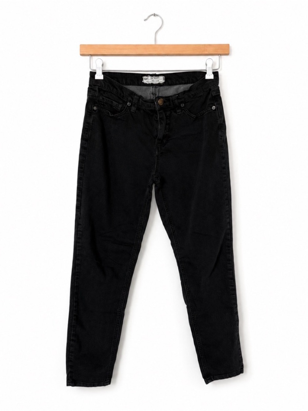 Free People High Rise Black Skinny Jeans Women 26